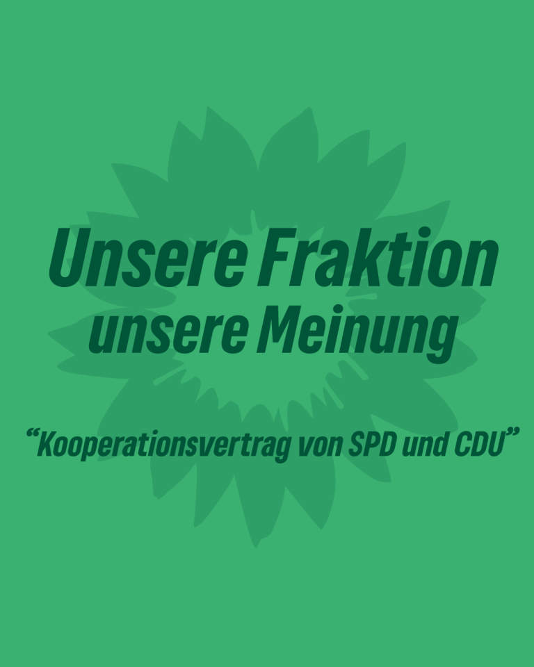 Grüne Fraktion kritisiert Kooperationsvertrag von CDU und SPD in Lüdenscheid: Fehlende Weitsicht